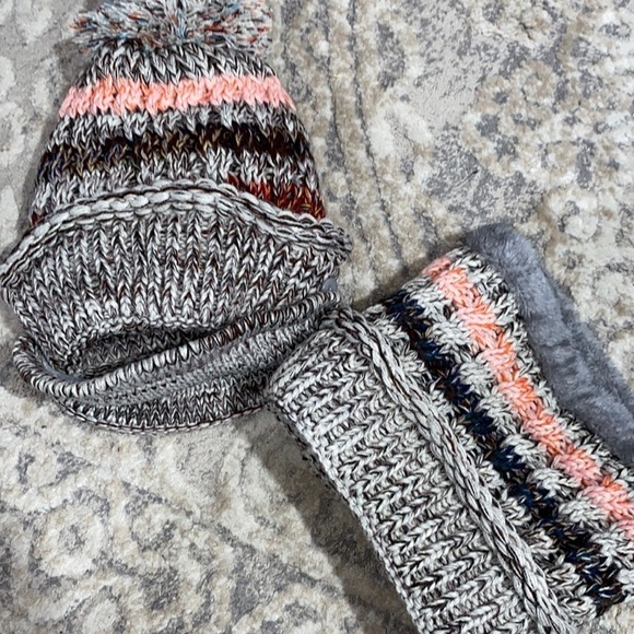 Winter hat set Nwt knit beanie cap and neck cover - Picture 2 of 8